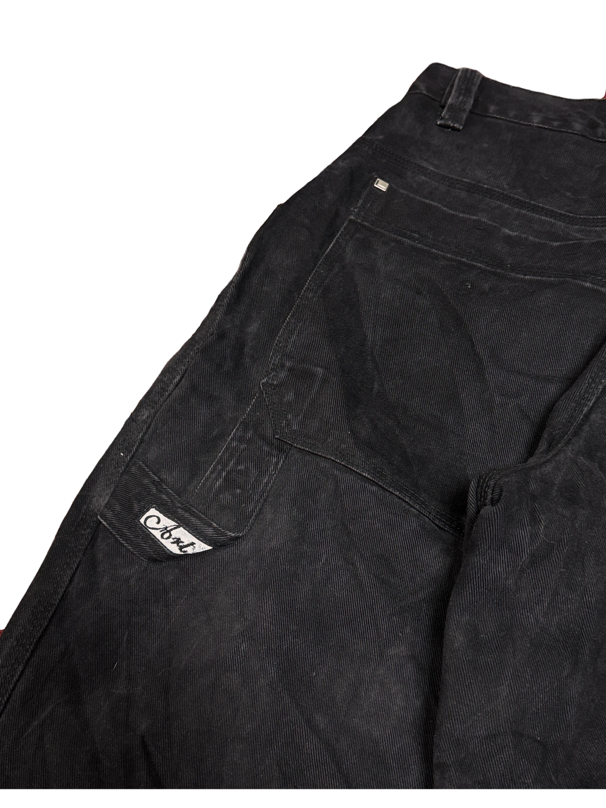[V1112] Vintage y2k Fubu schwarze baggy jeans