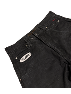 [V1112] Vintage y2k Fubu schwarze baggy jeans