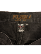 [V1112] Vintage y2k Fubu schwarze baggy jeans