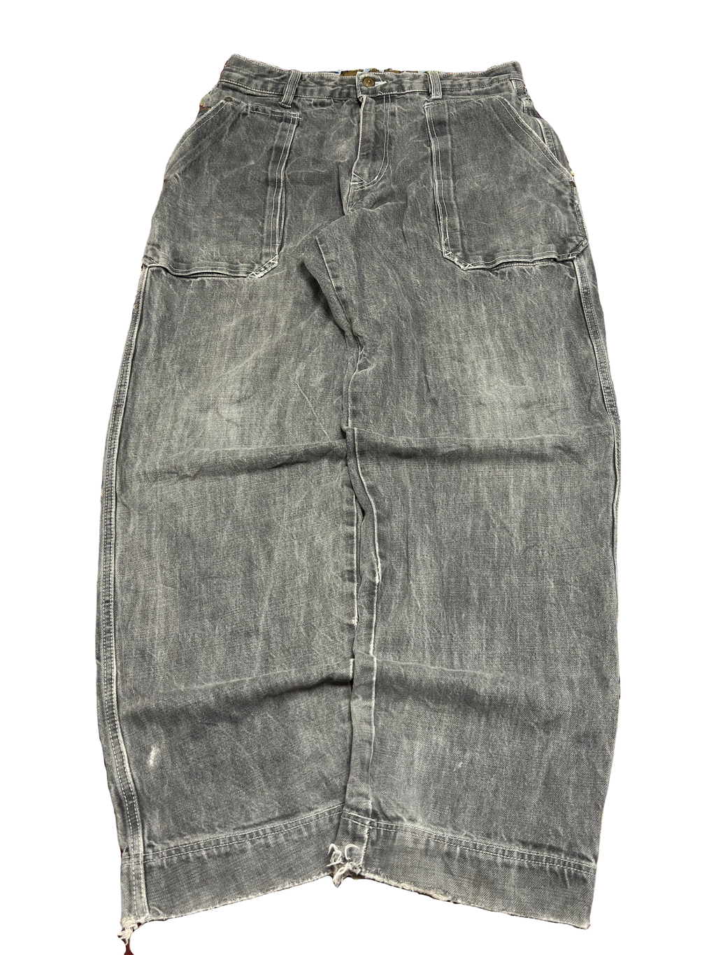 [V1113] Vintage y2k Fubu graue baggy jeans