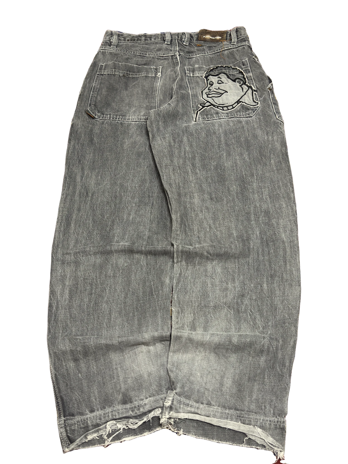 [V1113] Vintage y2k Fubu graue baggy jeans