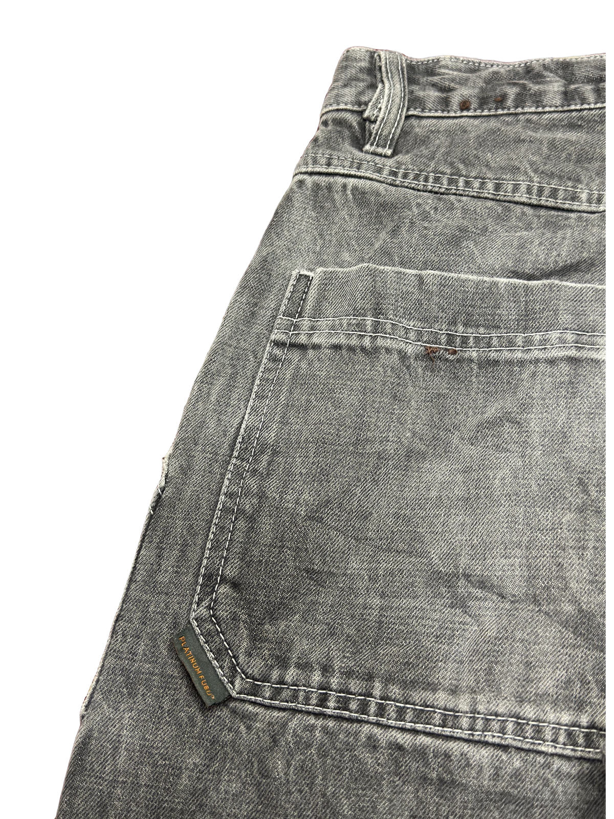 [V1113] Vintage y2k Fubu graue baggy jeans
