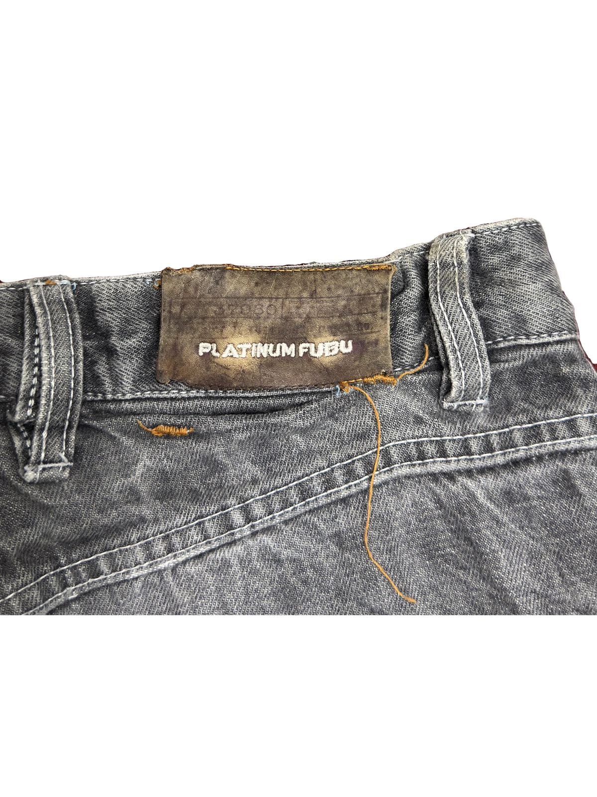 [V1113] Vintage y2k Fubu graue baggy jeans