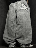 [V1113] Vintage y2k Fubu graue baggy jeans