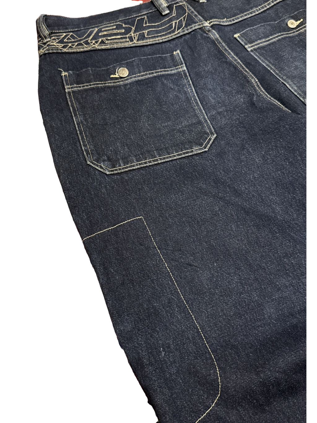 [V1114] Vintage y2k Fubu marineblaue baggy jeans