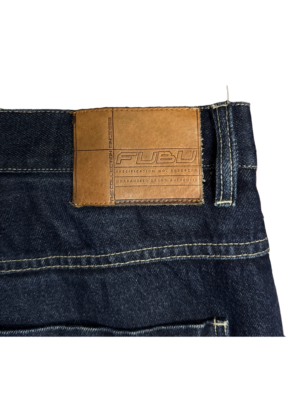 [V1114] Vintage y2k Fubu marineblaue baggy jeans
