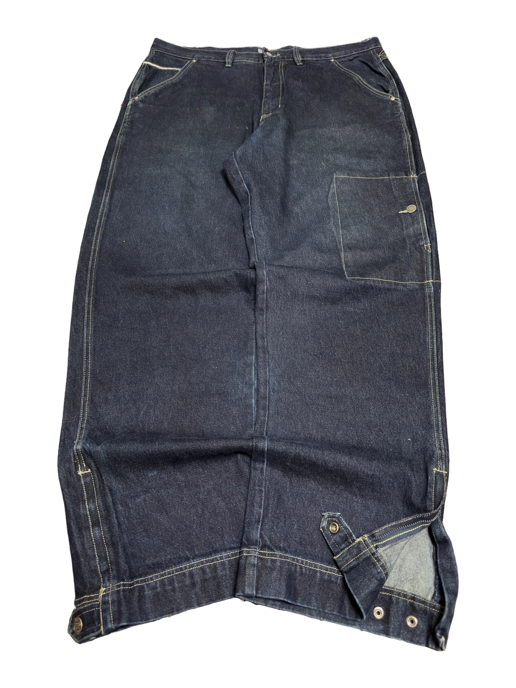 [V1114] Vintage y2k Fubu marineblaue baggy jeans