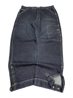 [V1114] Vintage y2k Fubu marineblaue baggy jeans