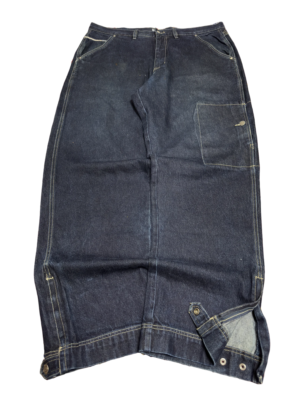 [V1114] Vintage y2k Fubu marineblaue baggy jeans