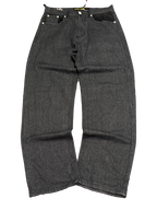[V1115] Vintage y2k Game Time schwarze baggy jeans