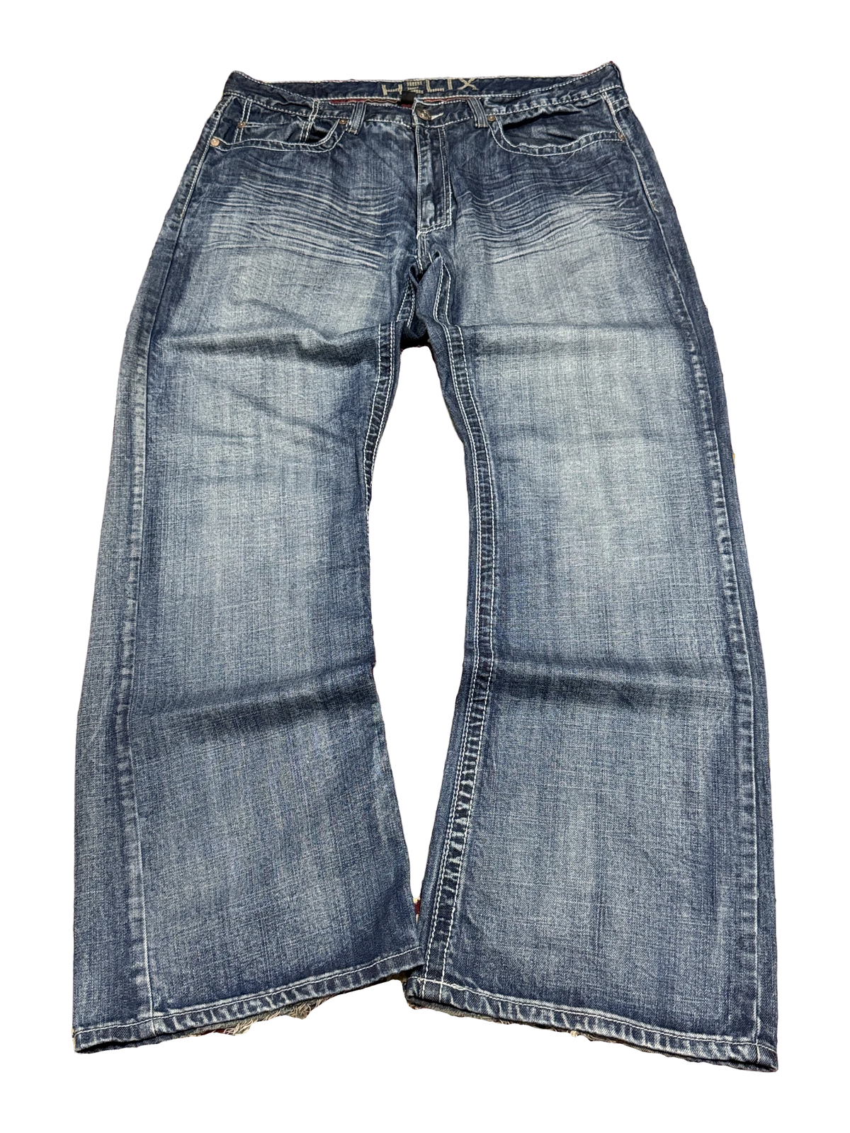 [V1116] Vintage y2k Helix blaue straight jeans