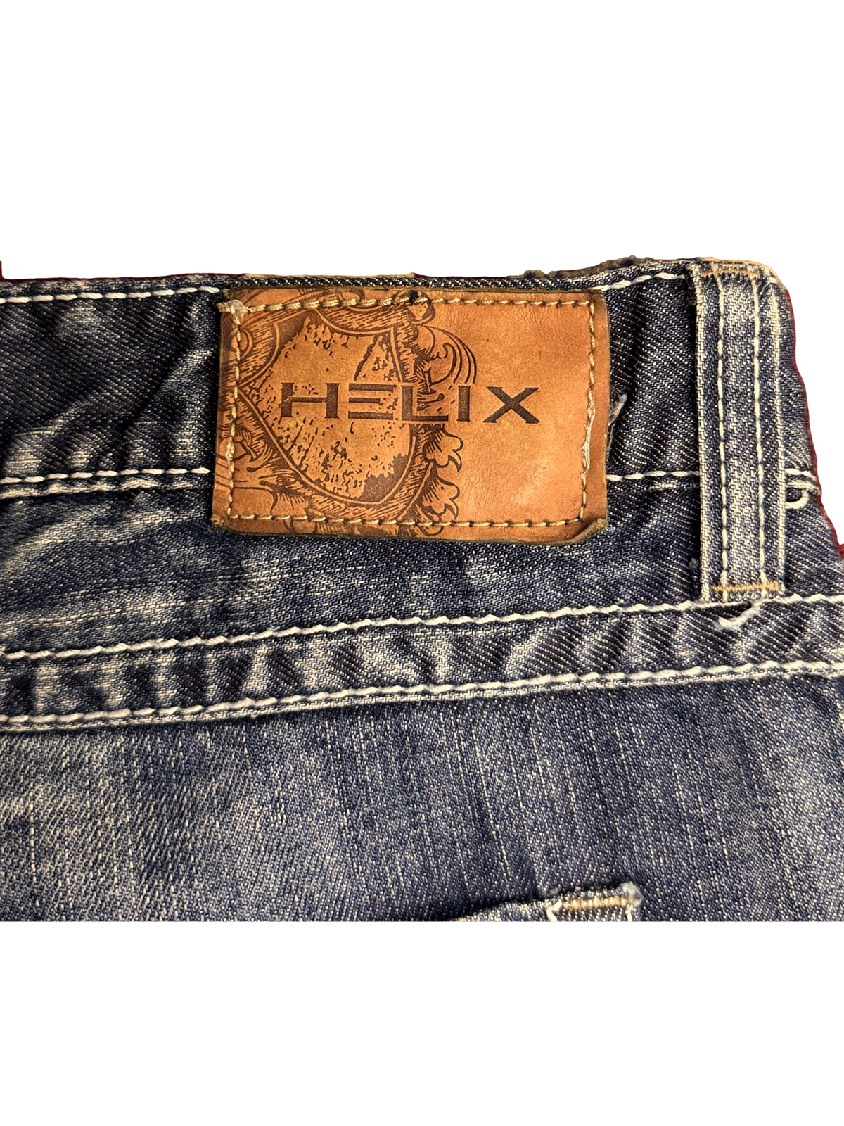 [V1116] Vintage y2k Helix blaue straight jeans