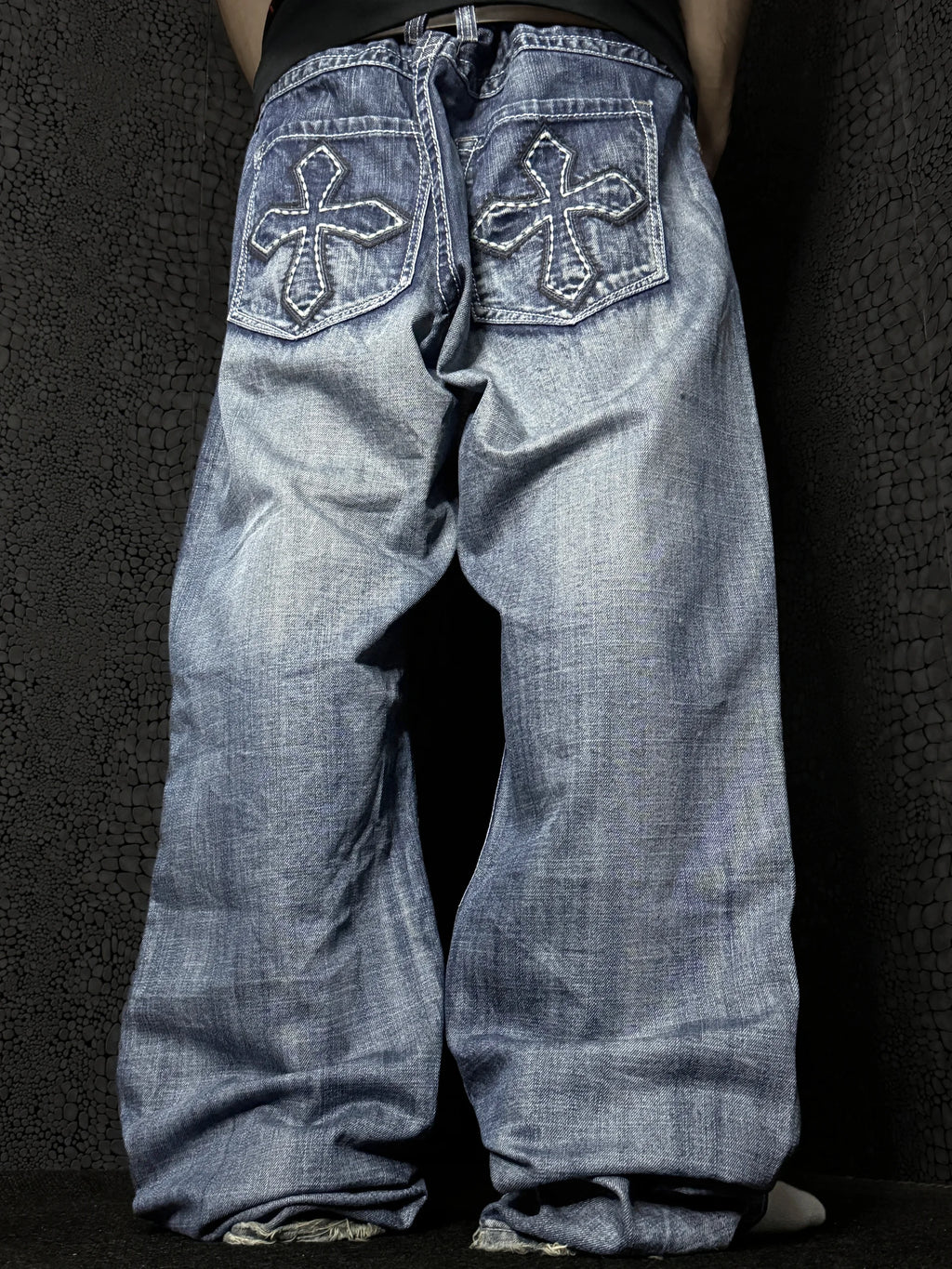 [V1116] Vintage y2k Helix blaue straight jeans