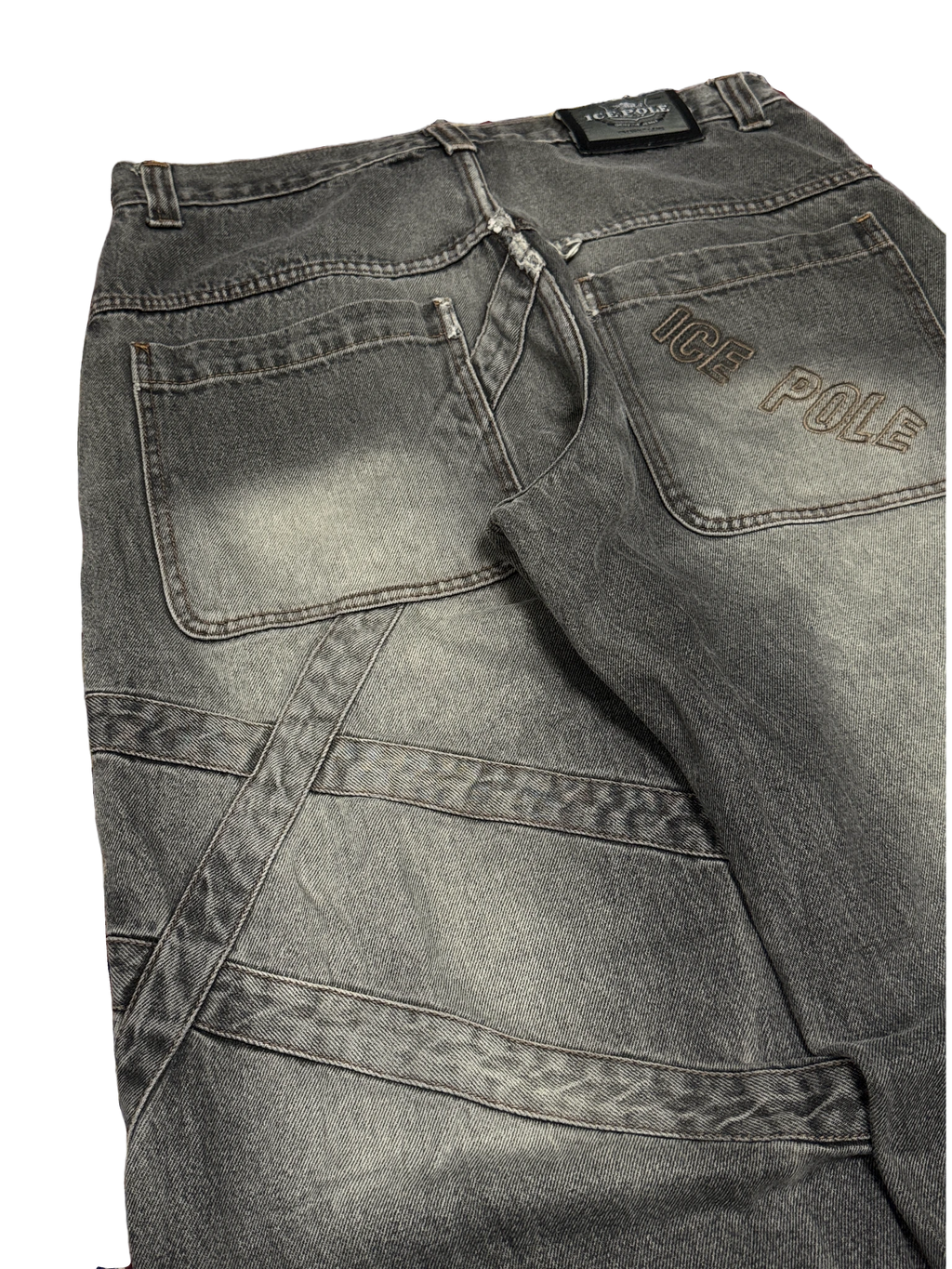 [V1118] Vintage y2k Ice Pole graue baggy jeans
