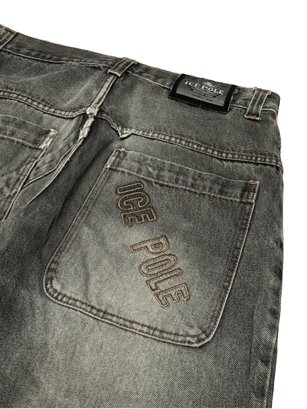 [V1118] Vintage y2k Ice Pole graue baggy jeans