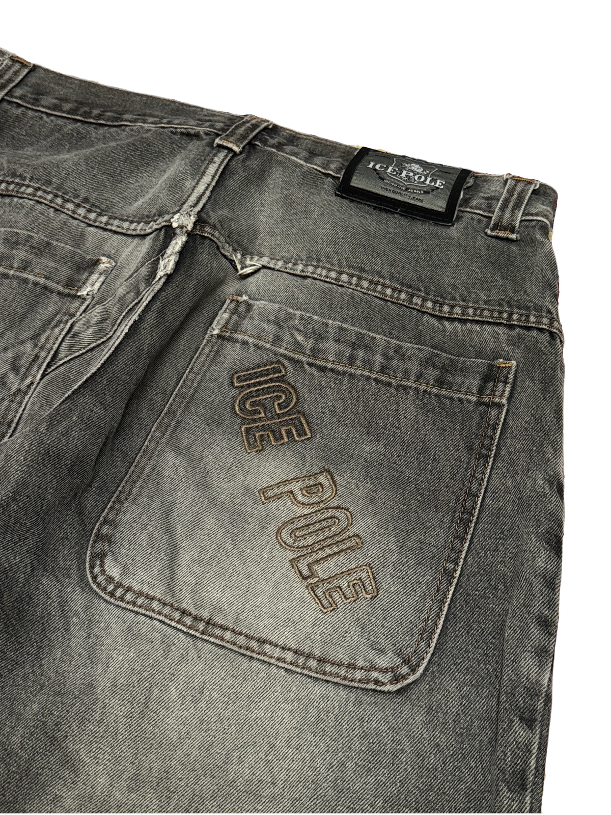 [V1118] Vintage y2k Ice Pole graue baggy jeans