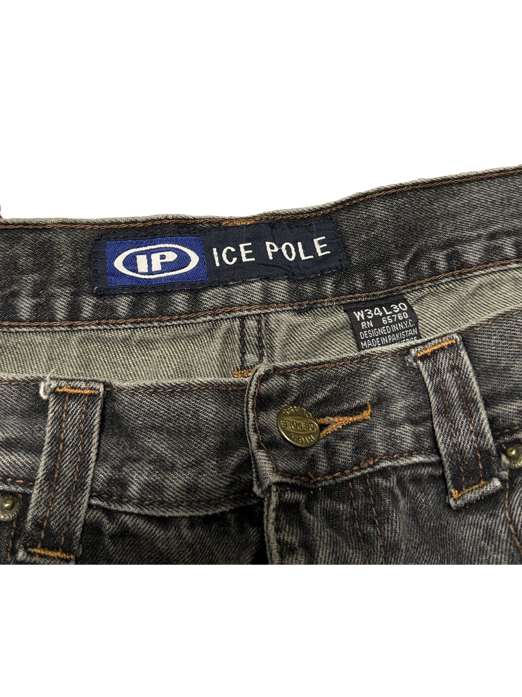 [V1118] Vintage y2k Ice Pole graue baggy jeans