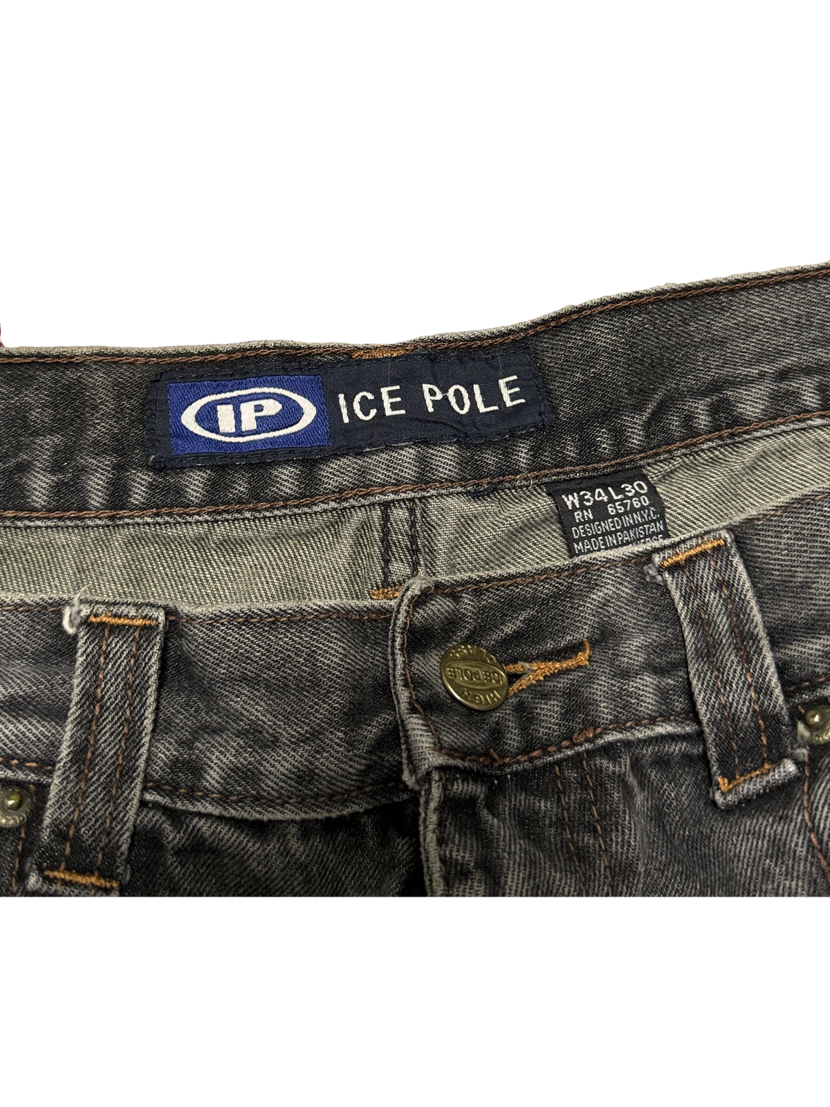 [V1118] Vintage y2k Ice Pole graue baggy jeans