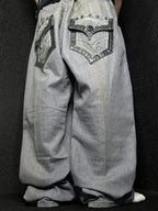 [V1119] Vintage y2k Imperious graue baggy jeans (By Delf Trading)