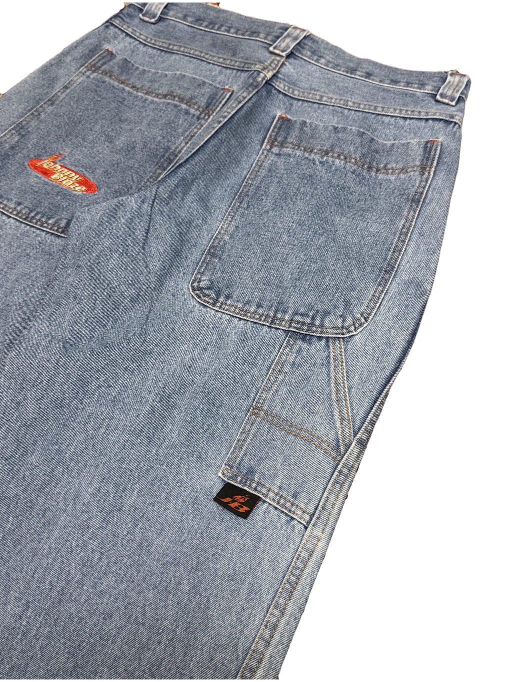 [V1120] Vintage y2k Johnny Blaze blaue baggy jeans