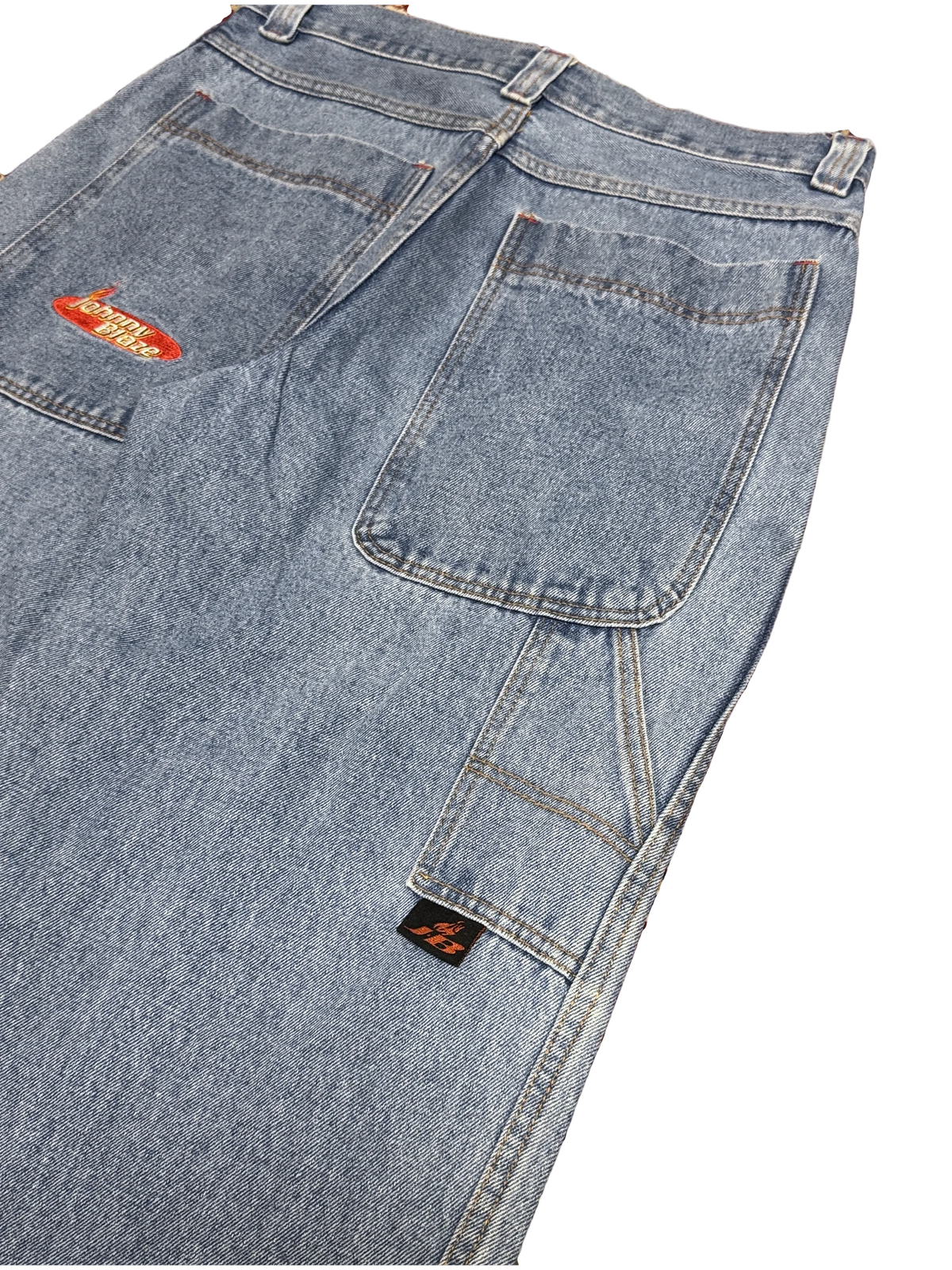 [V1120] Vintage y2k Johnny Blaze blaue baggy jeans