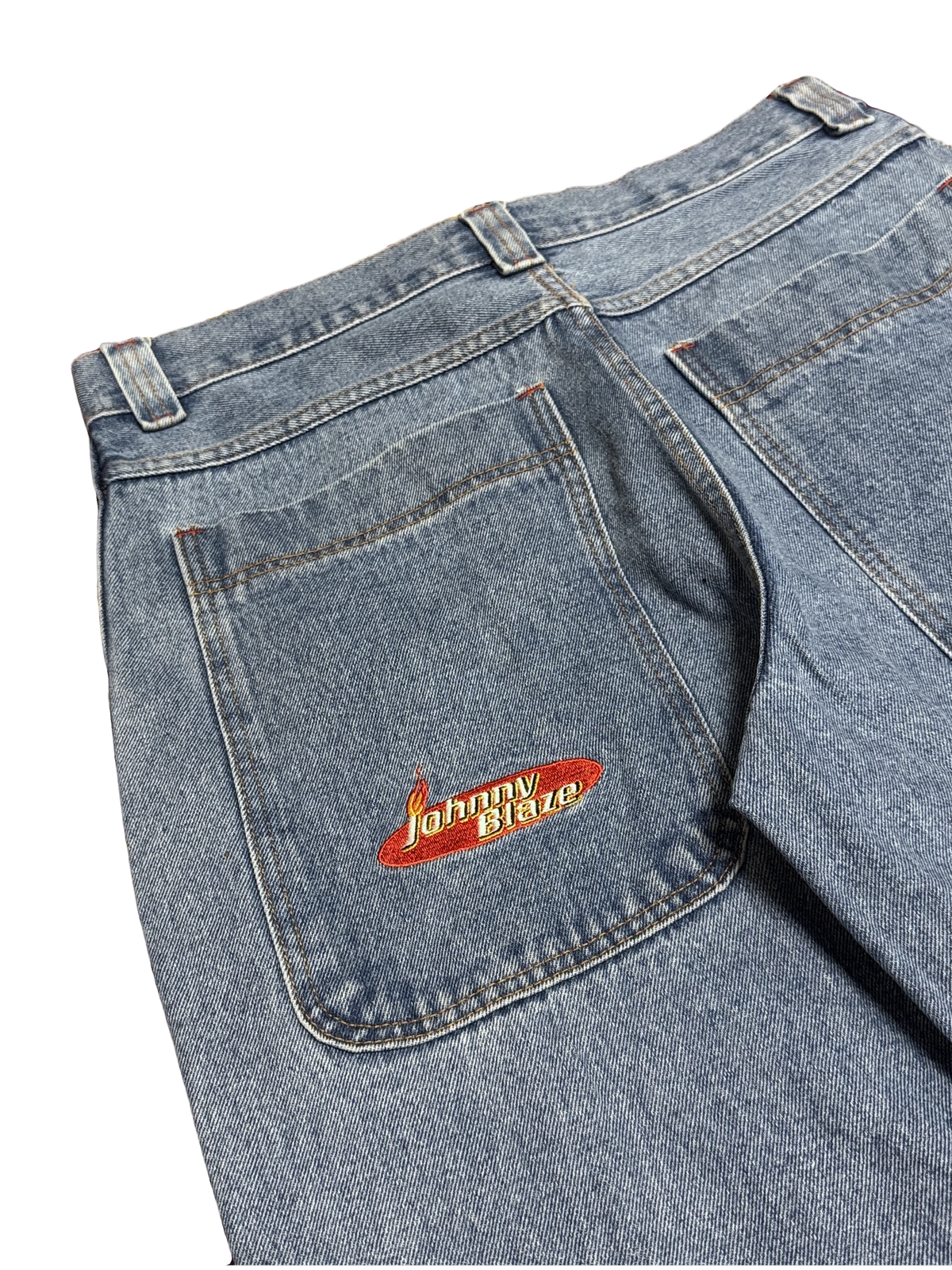 [V1120] Vintage y2k Johnny Blaze blaue baggy jeans