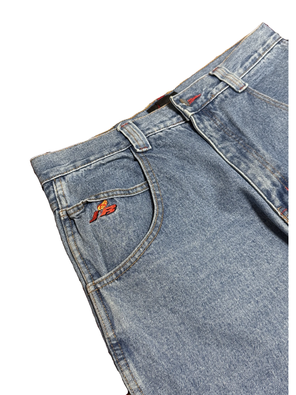 [V1120] Vintage y2k Johnny Blaze blaue baggy jeans