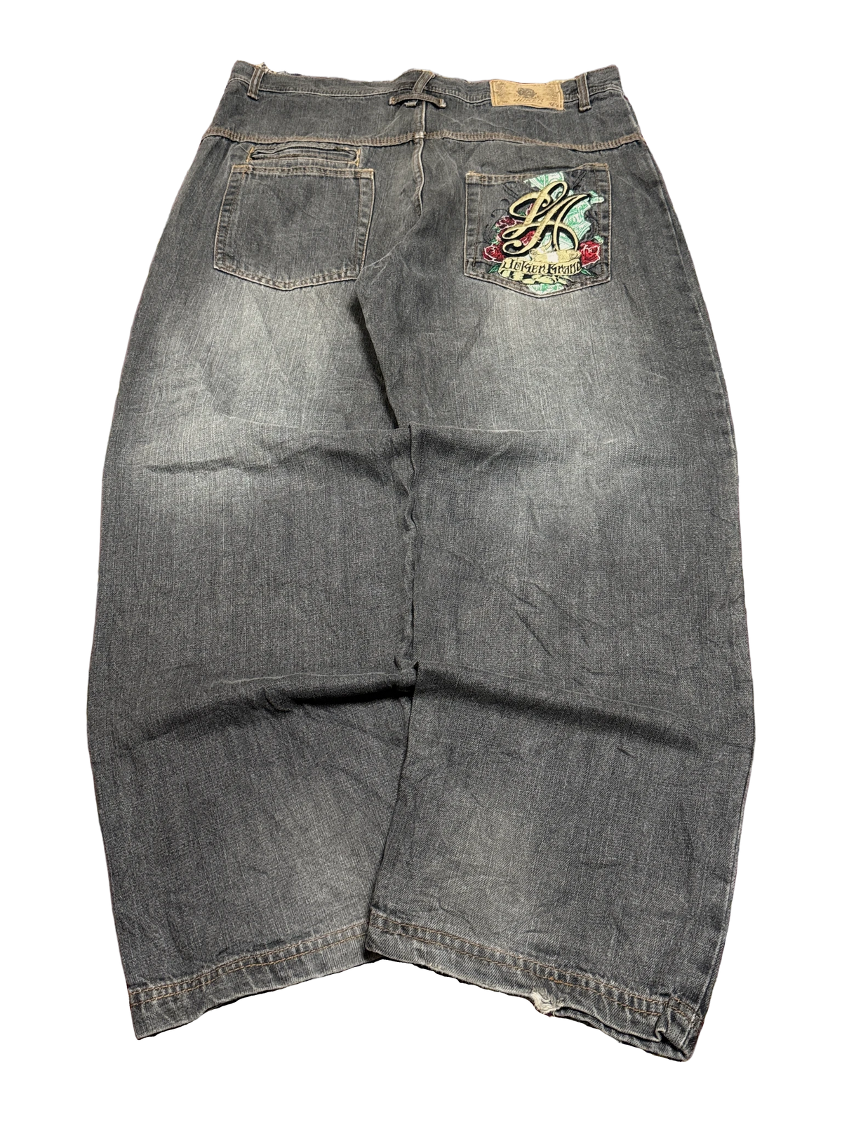[V1122] Vintage y2k Joker graue baggy jeans