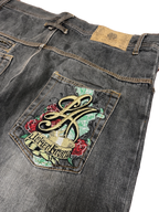 [V1122] Vintage y2k Joker graue baggy jeans