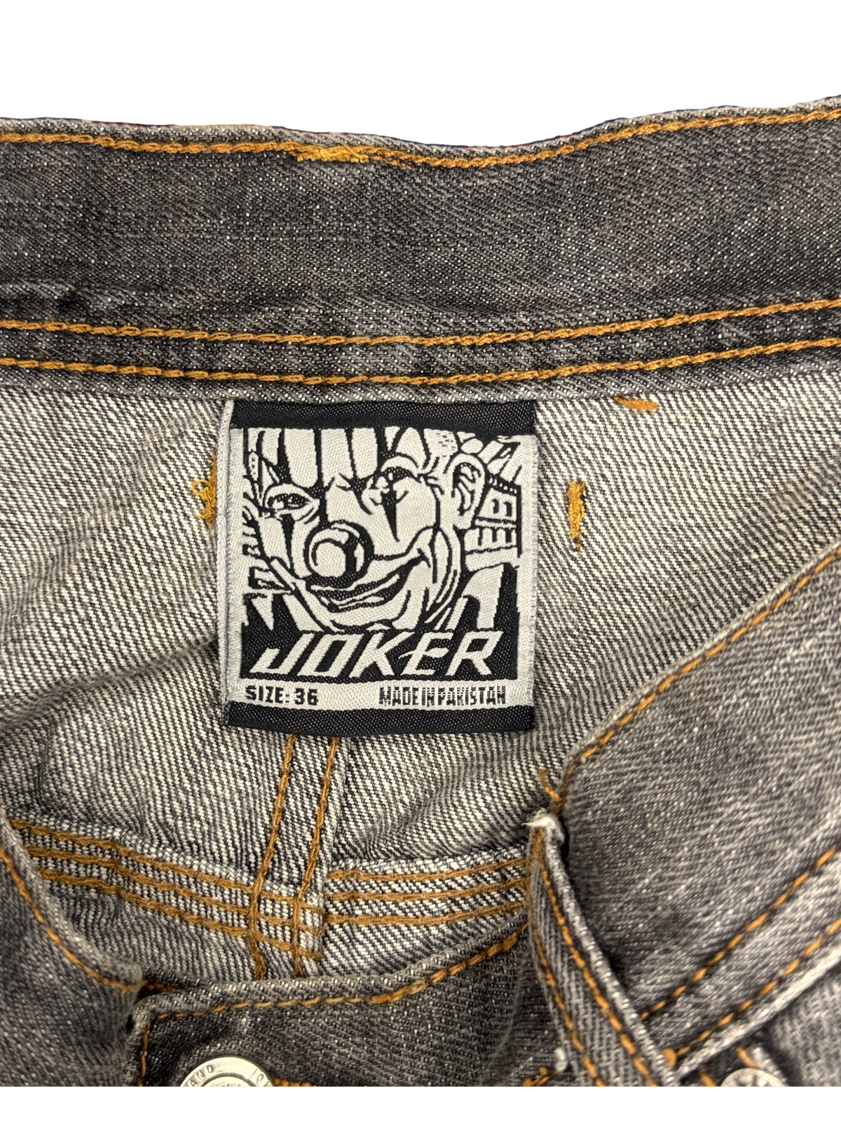 [V1122] Vintage y2k Joker graue baggy jeans
