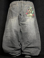 [V1122] Vintage y2k Joker graue baggy jeans