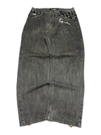 [V1125] Vintage y2k Karl Kani schwarze baggy jeans