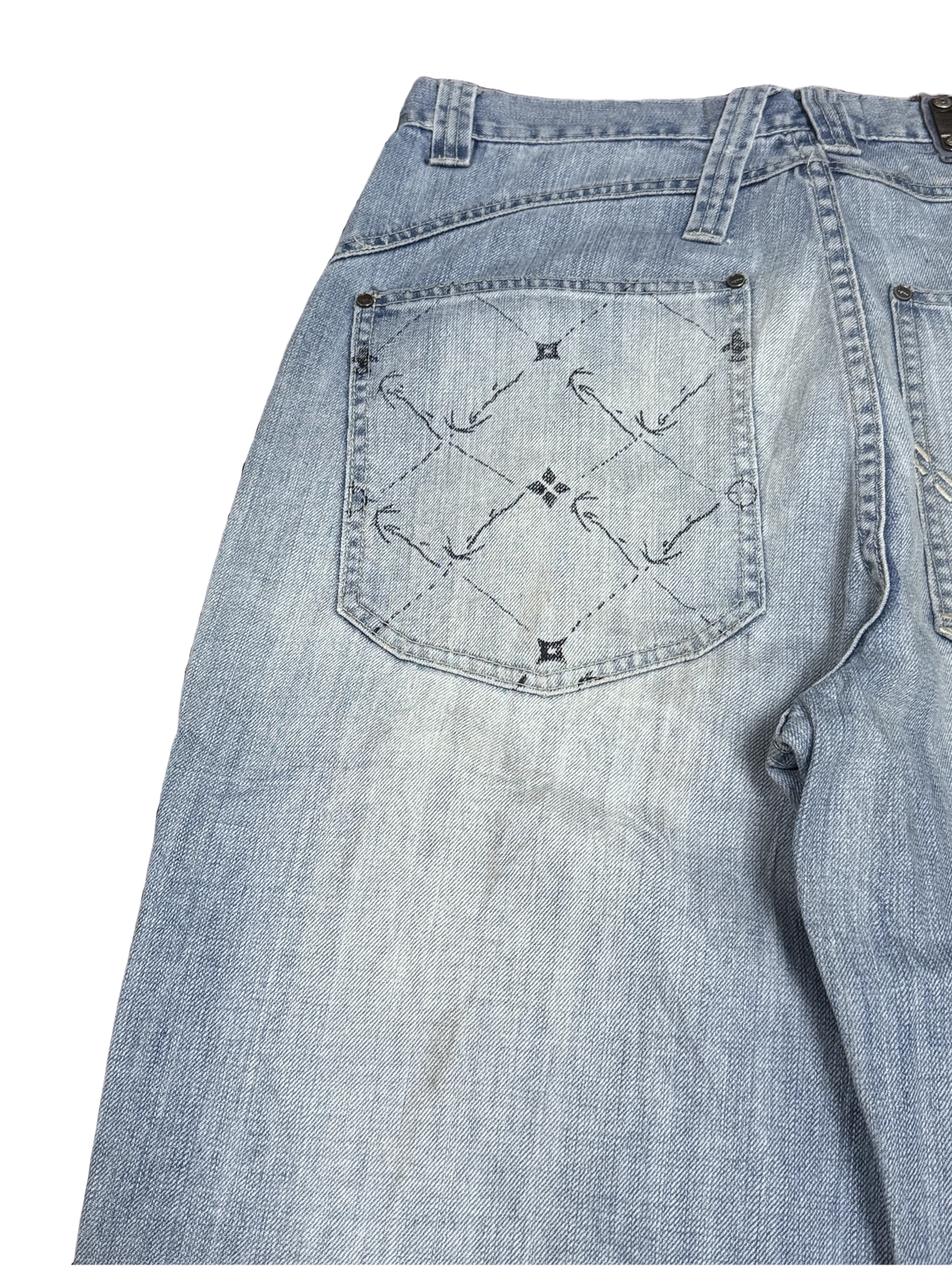 [V1126] Vintage y2k Karl Kani blaue baggy jeans