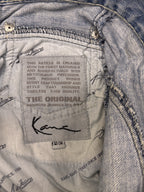 [V1126] Vintage y2k Karl Kani blaue baggy jeans