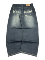 [V1127] Vintage y2k Karl Kani marineblaue baggy jeans