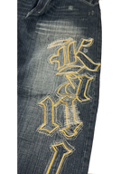 [V1127] Vintage y2k Karl Kani marineblaue baggy jeans