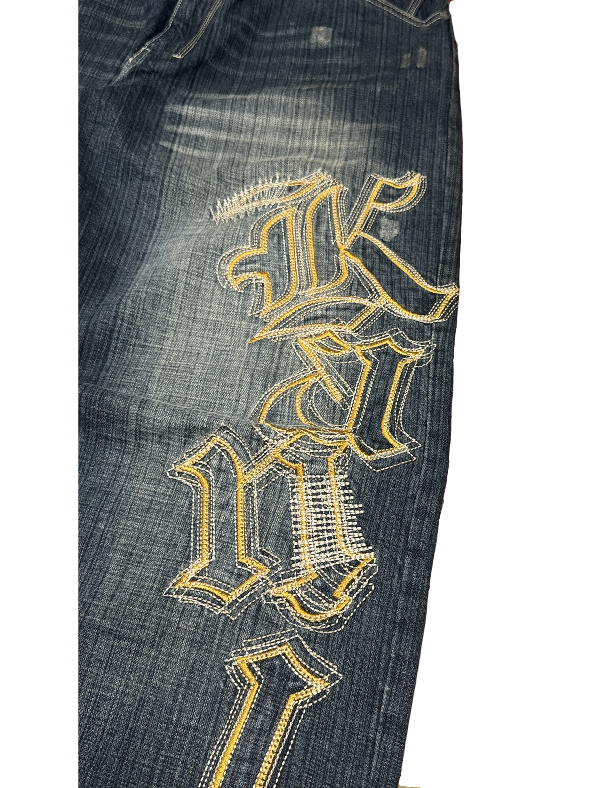 [V1127] Vintage y2k Karl Kani marineblaue baggy jeans