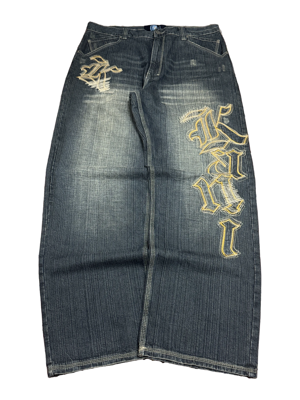 [V1127] Vintage y2k Karl Kani marineblaue baggy jeans