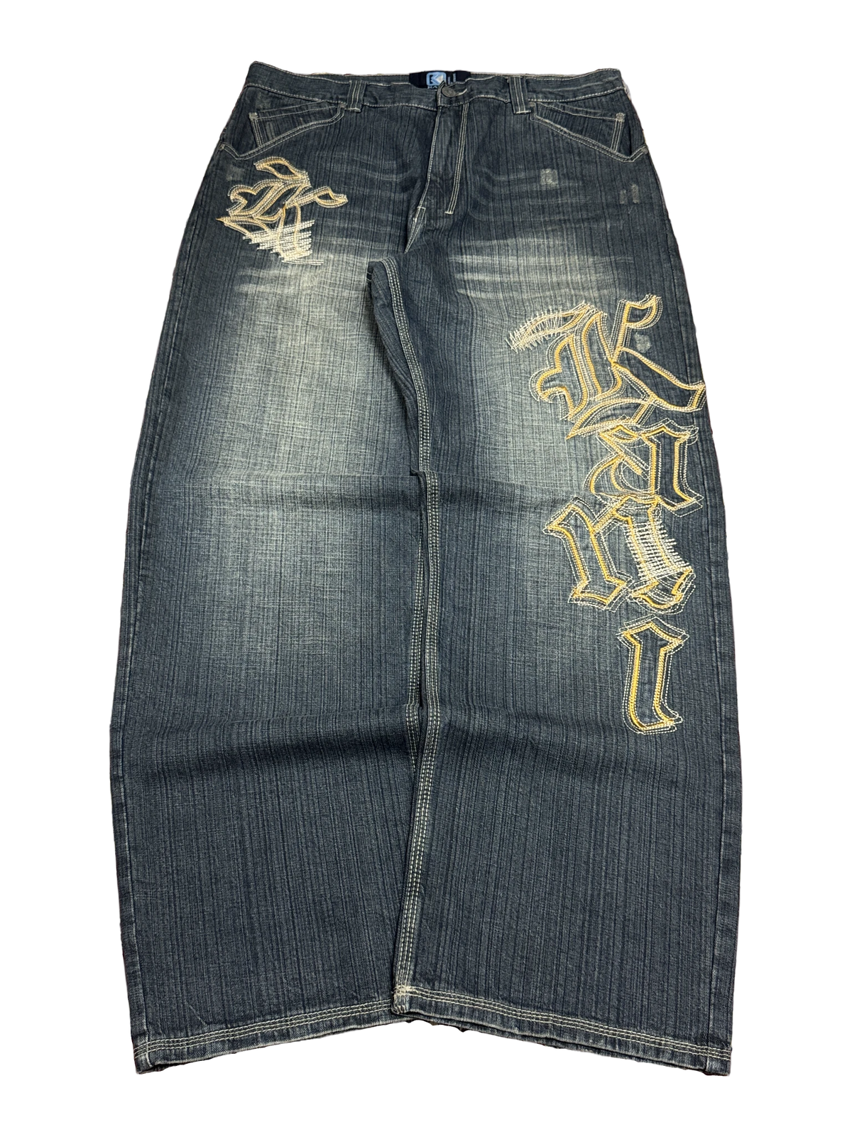 [V1127] Vintage y2k Karl Kani marineblaue baggy jeans