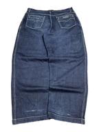 [V1128] Vintage y2k Karl Kani marineblaue baggy jeans (1998–1999)
