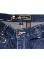[V1128] Vintage y2k Karl Kani marineblaue baggy jeans (1998–1999)