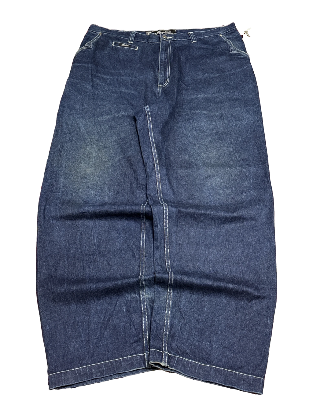 [V1128] Vintage y2k Karl Kani marineblaue baggy jeans (1998–1999)