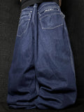 [V1128] Vintage y2k Karl Kani marineblaue baggy jeans (1998–1999)