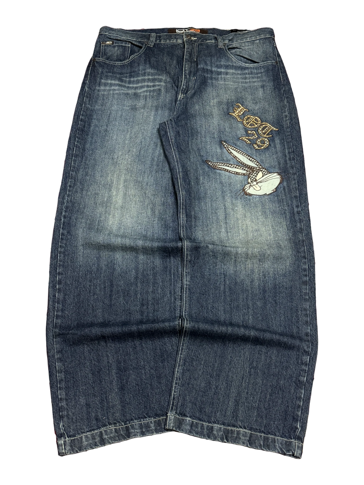 [V1130] Vintage y2k Lot29 marineblaue baggy jeans