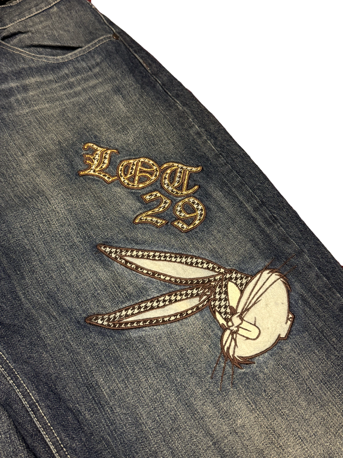 [V1130] Vintage y2k Lot29 marineblaue baggy jeans