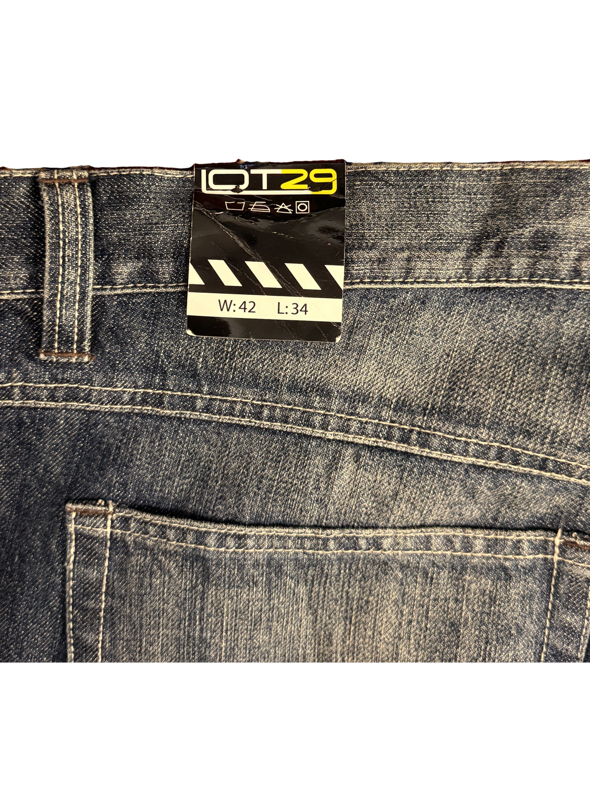 [V1130] Vintage y2k Lot29 marineblaue baggy jeans