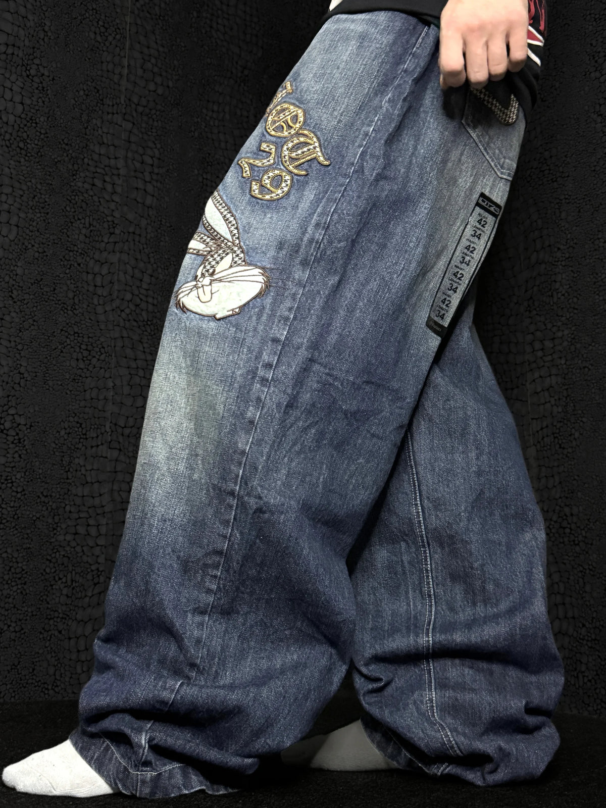[V1130] Vintage y2k Lot29 marineblaue baggy jeans