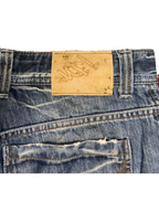 [V1132] Vintage y2k Majah Flavah blaue baggy jeans