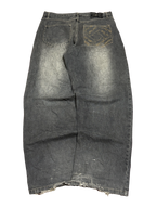 [V1133] Vintage y2k Makaveli graue baggy jeans
