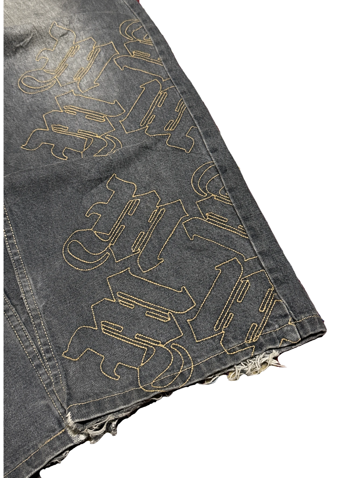 [V1133] Vintage y2k Makaveli graue baggy jeans